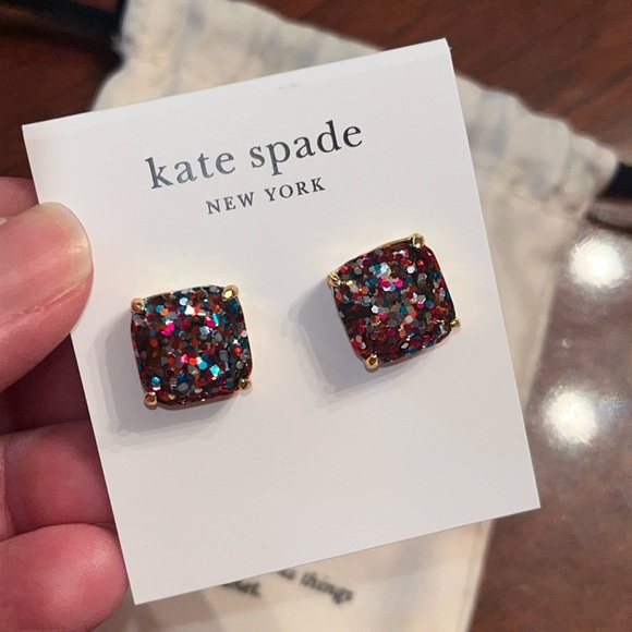RESERVED FOR BUNDLE! 🥳HOST PICK!🥳 kate spade MSRP Small Square Stud Earrings - Picture 7 of 9